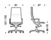 Схема Кресло ICF Office 2015 1973279 917 Современный / Скандинавский / Модерн