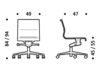Схема Кресло ICF Office 2015 3685229 901 Современный / Скандинавский / Модерн