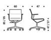 Схема Кресло ICF Office 2015 3695807 01N Современный / Скандинавский / Модерн