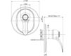 Схема Встраиваемый смеситель Fima - Carlo Frattini Lamp F3309X1CR Классический / Исторический / Английский