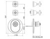 Схема Смеситель термостатический Fima - Carlo Frattini Lamp F5043X2CR Классический / Исторический / Английский