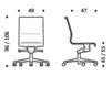 Схема Кресло ICF Office 2015 3685239 972 Современный / Скандинавский / Модерн