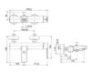 Схема Смеситель для ванны Fima - Carlo Frattini Matrix F3534/1CR Минимализм / Хай-тек