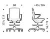 Схема Кресло ICF Office 2015 25933466 728 Современный / Скандинавский / Модерн