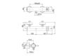 Схема Смеситель термостатический Fima - Carlo Frattini Quad F4035/1CR Минимализм / Хай-тек