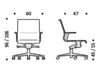 Схема Кресло ICF Office 2015 3695737 03N Современный / Скандинавский / Модерн