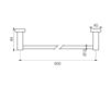 Схема Держатель для полотенец Fima - Carlo Frattini Rotola F6000/60CR Минимализм / Хай-тек