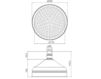 Схема Лейка душевая потолочная Fima - Carlo Frattini Wellness F2071/2CR Прованс / Кантри / Средиземноморский