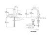 Схема Смеситель для раковины Refinia Kohler 2015 K-5313-4-CP Современный / Скандинавский / Модерн