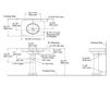 Схема Раковина с пьедесталом Bancroft Kohler 2015 K-2347-1-K4 Классический / Исторический / Английский