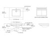 Схема Раковина накладная Memoirs Kohler 2015 K-2269-1-G9 Современный / Скандинавский / Модерн