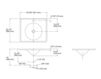 Схема Раковина накладная Impressions Kohler 2015 K-3048-1-G9 Минимализм / Хай-тек