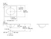 Схема Раковина накладная Impressions Kohler 2015 K-2791-1-G85 Современный / Скандинавский / Модерн