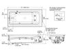 Схема Ванна гидромассажная Archer Kohler 2015 K-1124-0 Современный / Скандинавский / Модерн