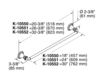 Схема Держатель для полотенец Devonshire Kohler 2015 K-10550-PB Современный / Скандинавский / Модерн