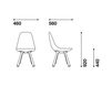 Схема Стул Tudor Chair Established & Sons Seating 1262 Современный / Скандинавский / Модерн