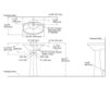 Схема Раковина с пьедесталом Cimarron Kohler 2015 K-2362-1-G9 Современный / Скандинавский / Модерн