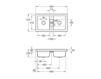 Схема Раковина накладная METRIC ART 90 Villeroy & Boch Arena Corner 6793 02 TR Современный / Скандинавский / Модерн