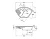 Схема Раковина накладная ARENA CORNER Villeroy & Boch Kitchen 6729 01 J0 Современный / Скандинавский / Модерн