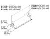Схема Держатель для полотенец Bancroft Kohler 2015 K-11411-2BZ Современный / Скандинавский / Модерн