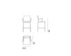 Схема Барный стул SAND  Desalto 2015 525 Минимализм / Хай-тек