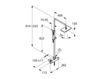 Схема Смеситель настенный KLUDI A-QA DUAL SHOWER SYSTEM Kludi 2015 49 095 05-00 Минимализм / Хай-тек