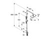 Схема Смеситель настенный KLUDI A-QA DUAL SHOWER SYSTEM Kludi 2015 49 191 05-00 Минимализм / Хай-тек