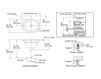 Схема Раковина встраиваемая Serif Kohler 2015 K-2824-7 Современный / Скандинавский / Модерн