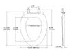 Схема Крышка для унитаза Cachet Kohler 2015 K-75796-33 Современный / Скандинавский / Модерн