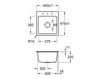 Схема Раковина встраиваемая SUBWAY XS FLAT Villeroy & Boch Kitchen 6781 1F S3 Современный / Скандинавский / Модерн