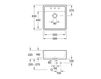 Схема Раковина встраиваемая SINGLE-BOWL SINK Villeroy & Boch Kitchen 6320 61 i5 Современный / Скандинавский / Модерн