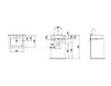 Схема Раковина накладная  Laufen 2015 8.1743.2.000.104.1 Современный / Скандинавский / Модерн