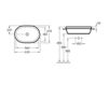 Схема Раковина накладная ARCHITECTURA Villeroy & Boch ARCHITECTURA 4166 60 Современный / Скандинавский / Модерн