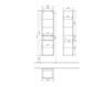 Схема Шкаф для ванной комнаты AVEO NEW GENERATION Villeroy & Boch AVEO NEW GENERATION A848 01 Современный / Скандинавский / Модерн