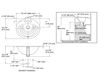 Схема Раковина накладная Ellington Kohler 2015 K-2906-4-0 Современный / Скандинавский / Модерн