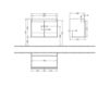Схема Тумба под раковину FRAME TO FRAME Villeroy & Boch Bathroom and Wellness A799 S1 Современный / Скандинавский / Модерн