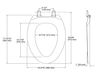 Схема Крышка для унитаза Lustra Quick-Release Kohler 2015 K-4652-K4 Современный / Скандинавский / Модерн