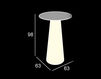 Схема Стол FURA Plust LIGHTS 8295 A4464+A4364 Минимализм / Хай-тек