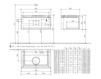 Схема Тумба под раковину LEGATO Villeroy & Boch Bathroom and Wellness B102 00 Современный / Скандинавский / Модерн