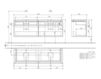 Схема Тумба под раковину LEGATO Villeroy & Boch Bathroom and Wellness B154 00 Современный / Скандинавский / Модерн