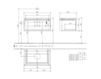 Схема Тумба под раковину LEGATO Villeroy & Boch Bathroom and Wellness B103 60 Современный / Скандинавский / Модерн