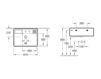 Схема Раковина накладная O.NOVO Villeroy & Boch Bathroom and Wellness 6343 00 Современный / Скандинавский / Модерн