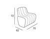 Схема Кресло для террасы JETLAG Plust FURNITURE 6293 N4 Минимализм / Хай-тек