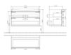 Схема Тумба под раковину SENTIQUE Villeroy & Boch Bathroom and Wellness A853 00 Современный / Скандинавский / Модерн