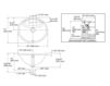 Схема Раковина накладная Tides Kohler 2015 K-2839-4-0 Современный / Скандинавский / Модерн