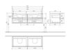 Схема Тумба под раковину SUBWAY 2.0 Villeroy & Boch Bathroom and Wellness A692 00 Современный / Скандинавский / Модерн