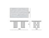Схема Стол обеденный Grimaldi Vittoria Frigerio by Frigerio Poltrone e Divani 2015 VF50342 Ар-деко / Ар-нуво / Американский
