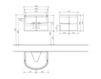Схема Тумба под раковину SUBWAY 2.0 Villeroy & Boch Bathroom and Wellness A695 00 Современный / Скандинавский / Модерн