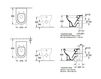 Схема Унитаз напольный SUBWAY Villeroy & Boch Bathroom and Wellness 6607 10 Современный / Скандинавский / Модерн