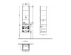 Схема Шкаф для ванной комнаты 2MORROW Villeroy & Boch Bathroom and Wellness A771 LZ XX  Современный / Скандинавский / Модерн